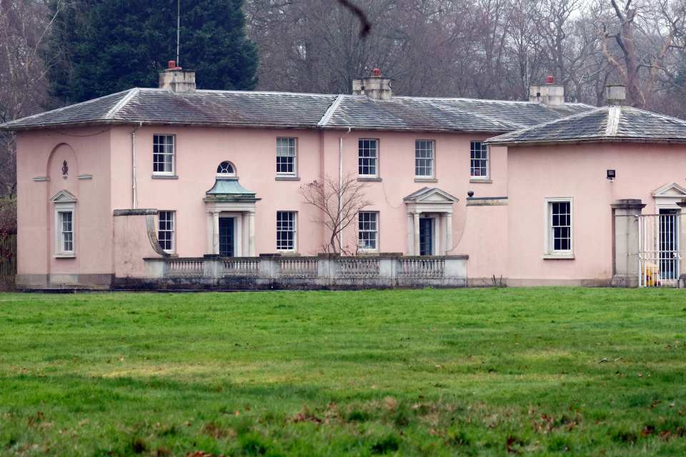 Royal Lodge in Windsor Great Park.