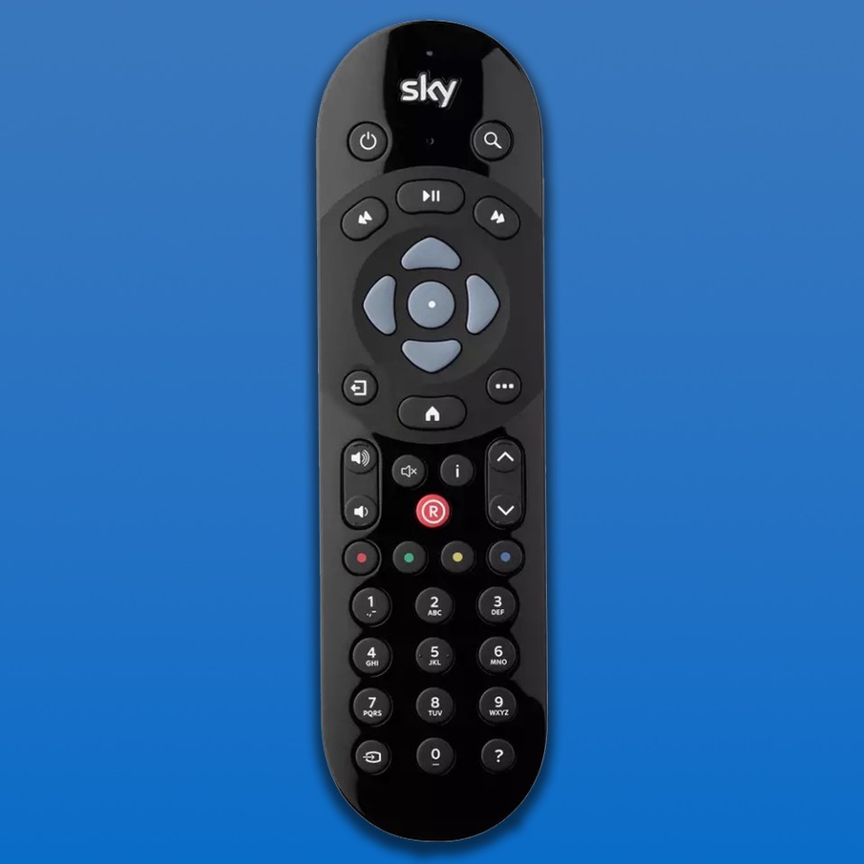 Sky remote control.