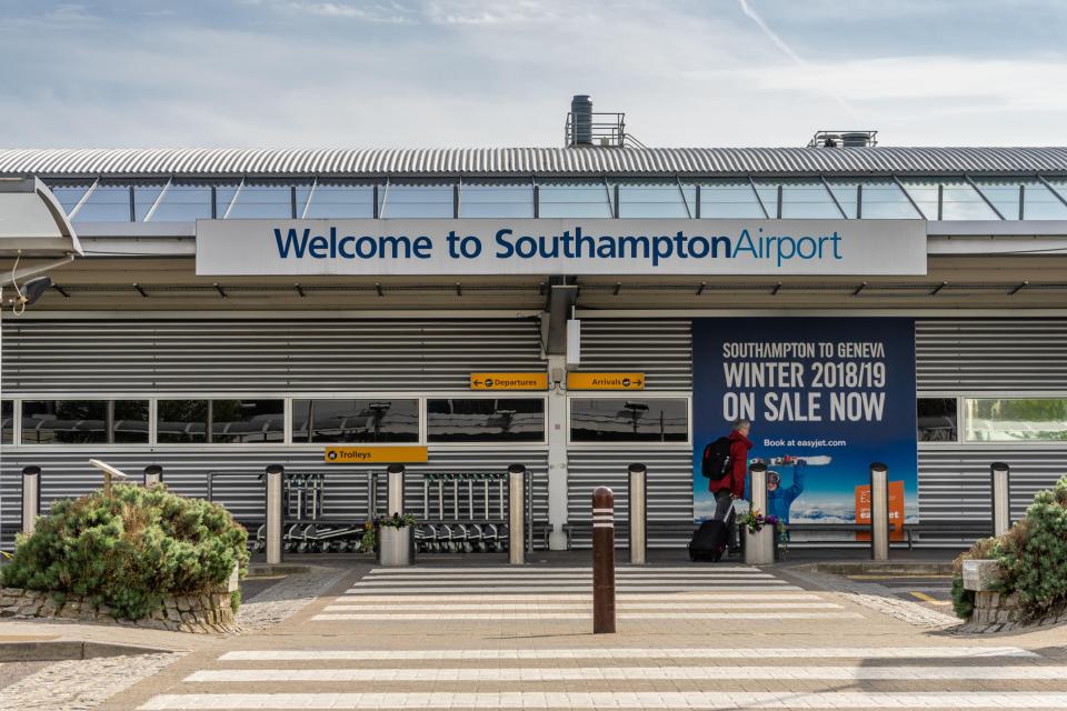 Entrance to Southampton Airport.