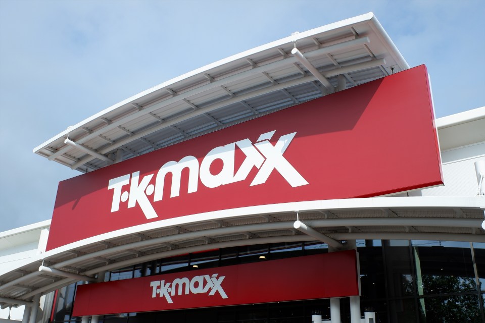TK Maxx store sign.