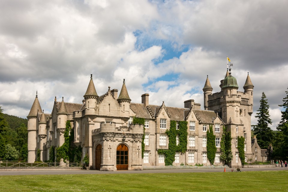 Balmoral Castle in Scotland.