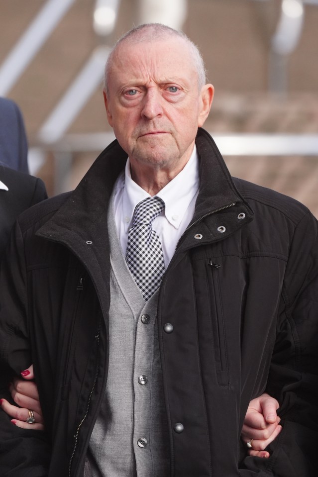 Patrick O'Hara leaving Newcastle Crown Court after a sentencing hearing.