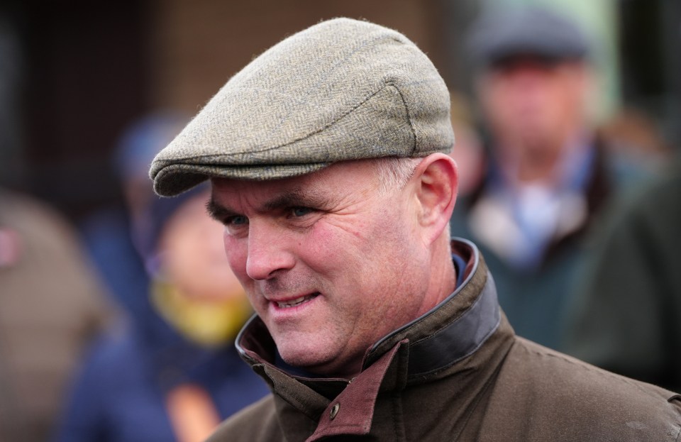 Winning horse trainer Evan Williams.