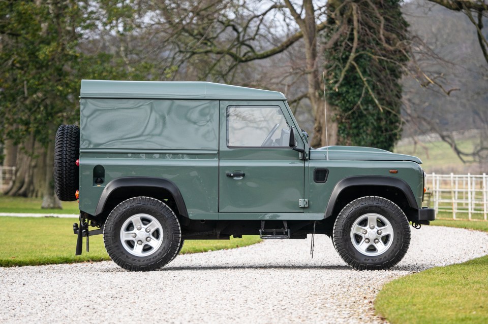King Charles's Land Rover Defender 90.