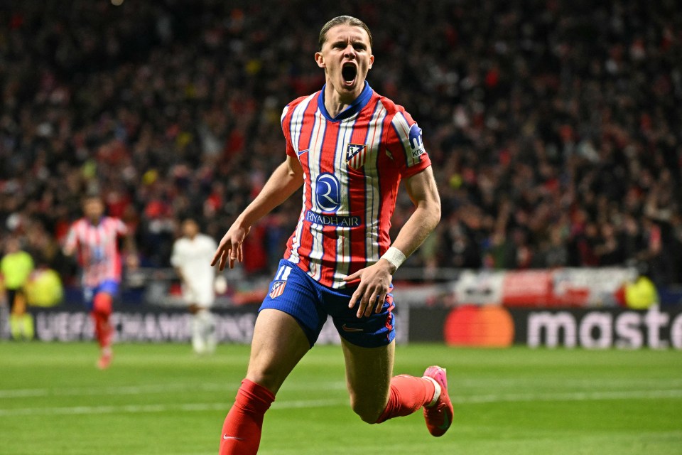 Conor Gallagher celebrating a goal.