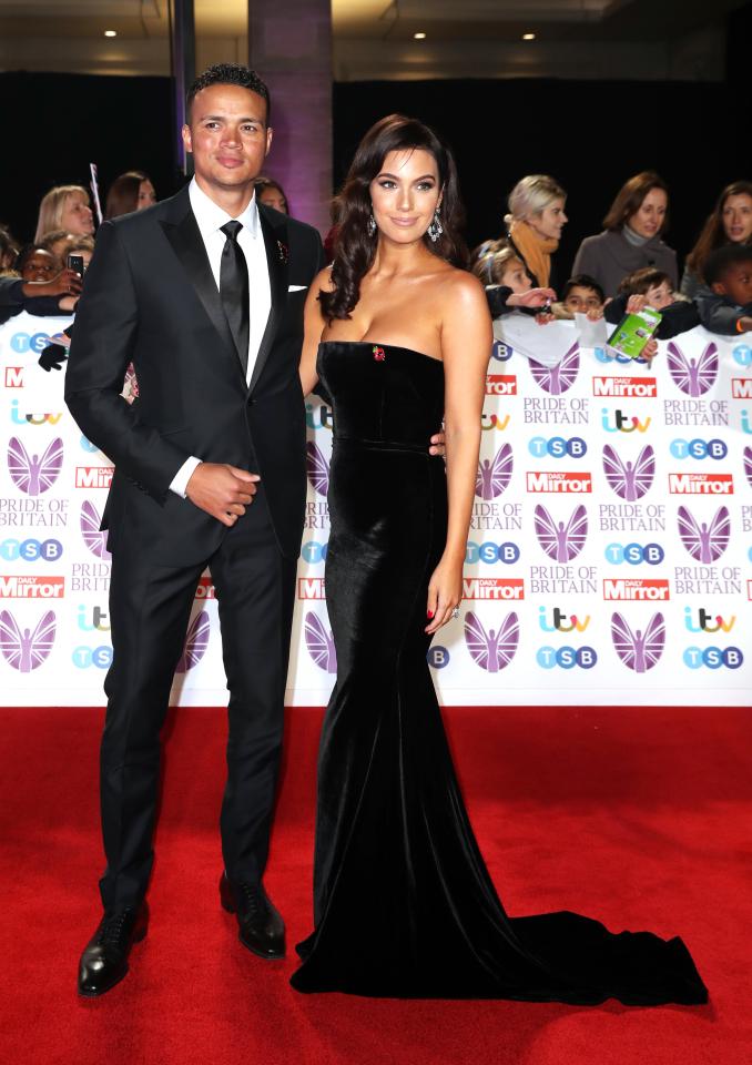 Jermaine Jenas and Ellie Penfold at the Pride of Britain Awards.
