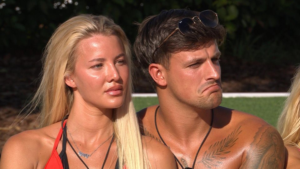Grace Jackson and Luca Bish from Love Island: All Stars.
