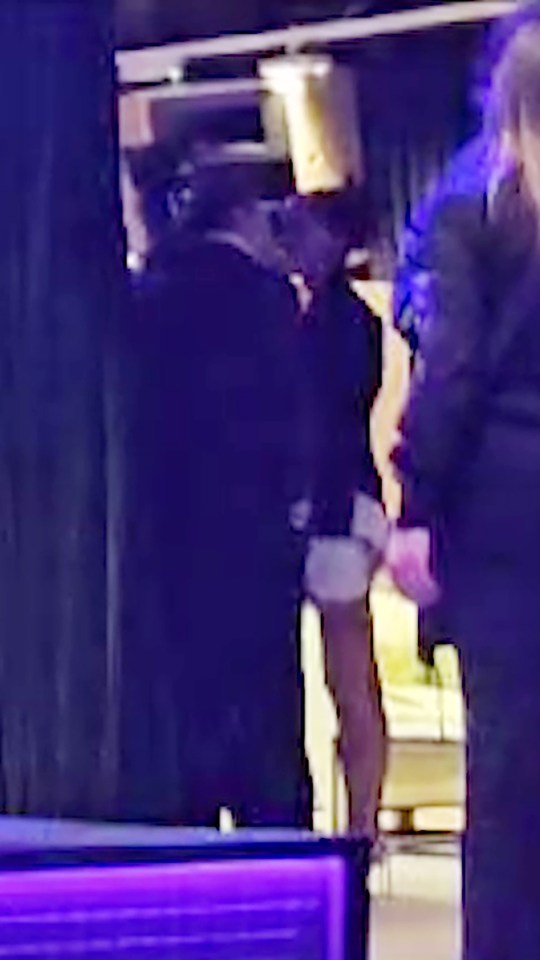 Maura Higgins and Danny Jones at a Brit Awards after-party.