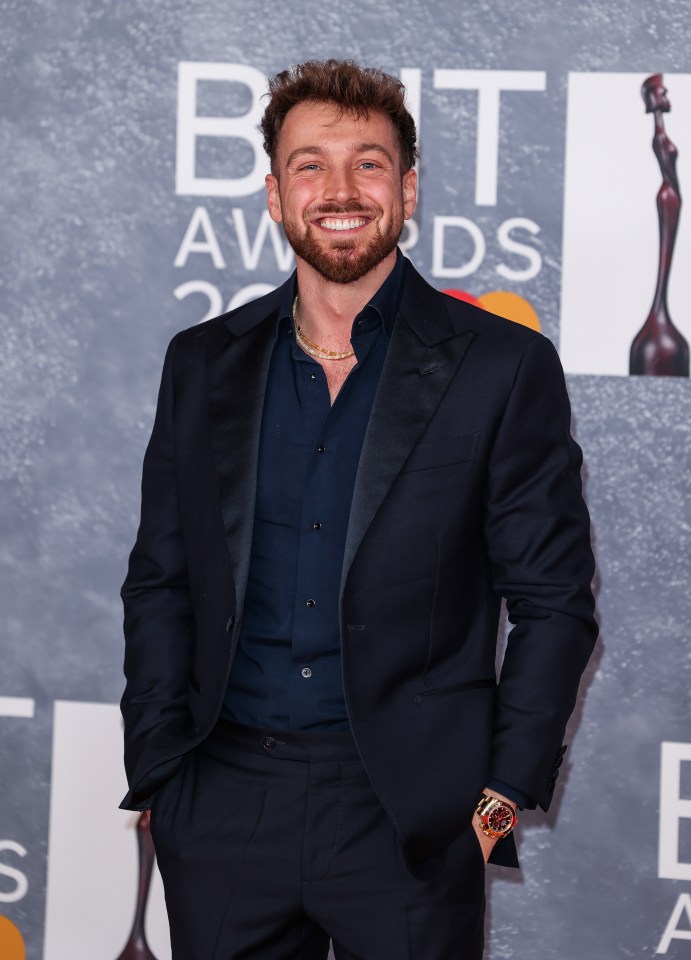 Sam Thompson at the BRIT Awards 2025.