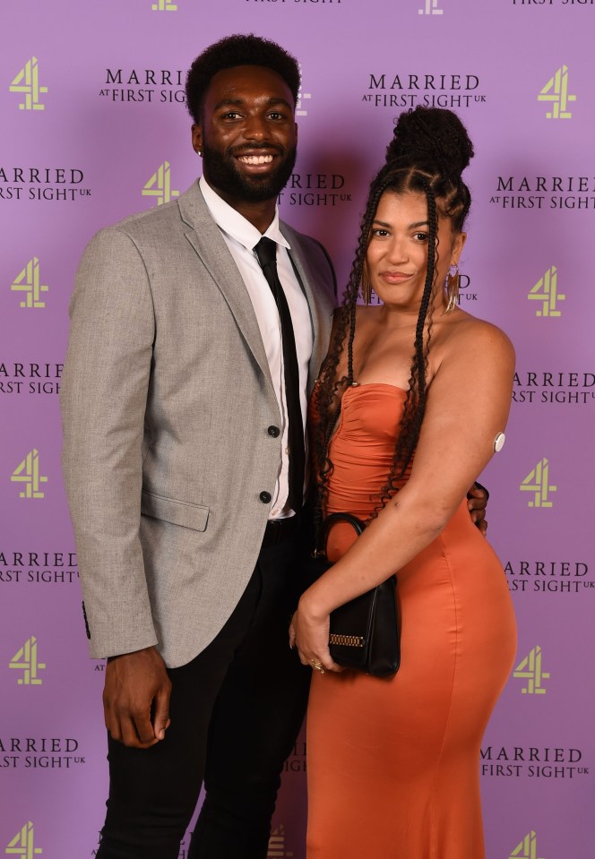 Tasha Jay and Paul Liba at the Married at First Sight UK launch event.
