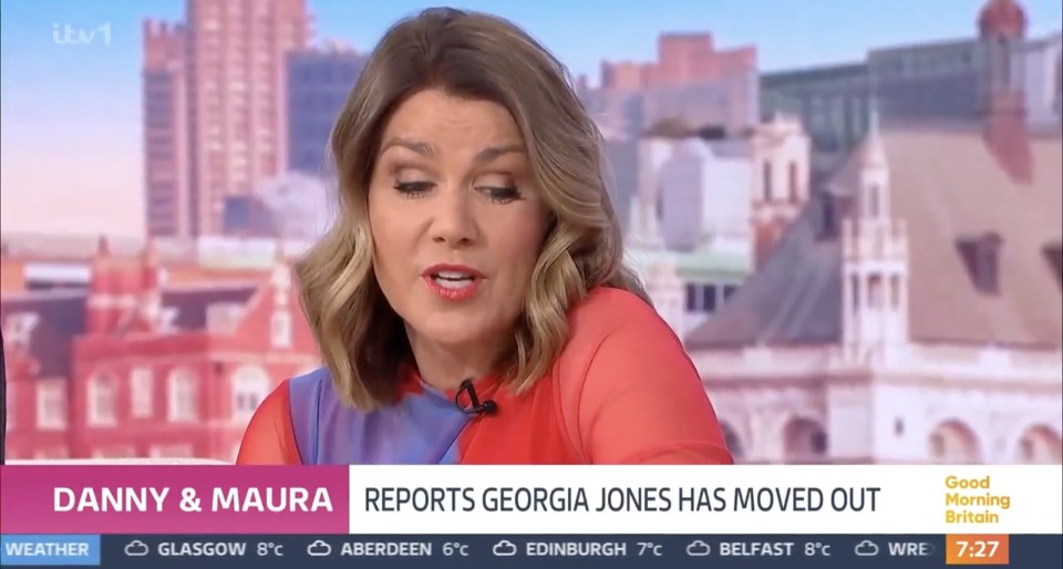 News report about Georgia Jones moving out.