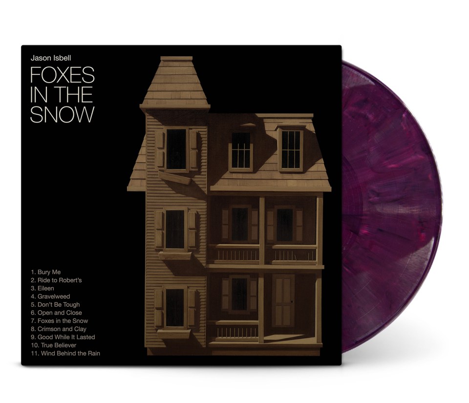 Jason Isbell's Foxes in the Snow LP with purple vinyl.