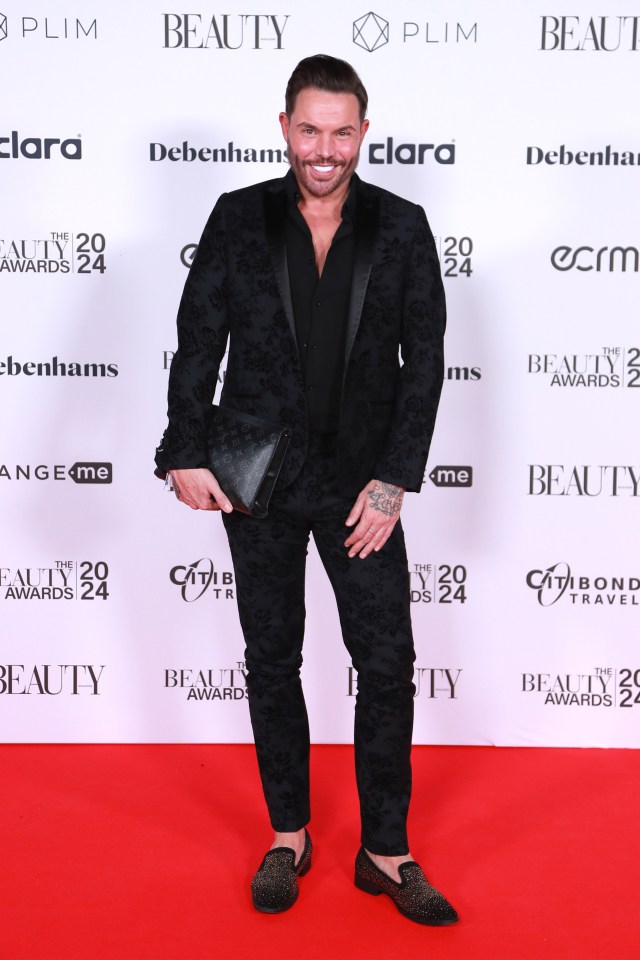 Bobby Norris at the Beauty Awards 2024.