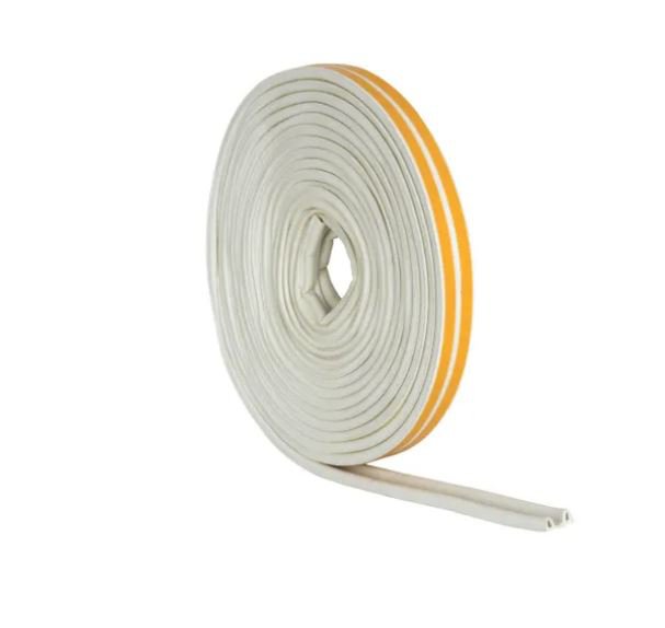 Roll of self-adhesive draft excluder strip tape.