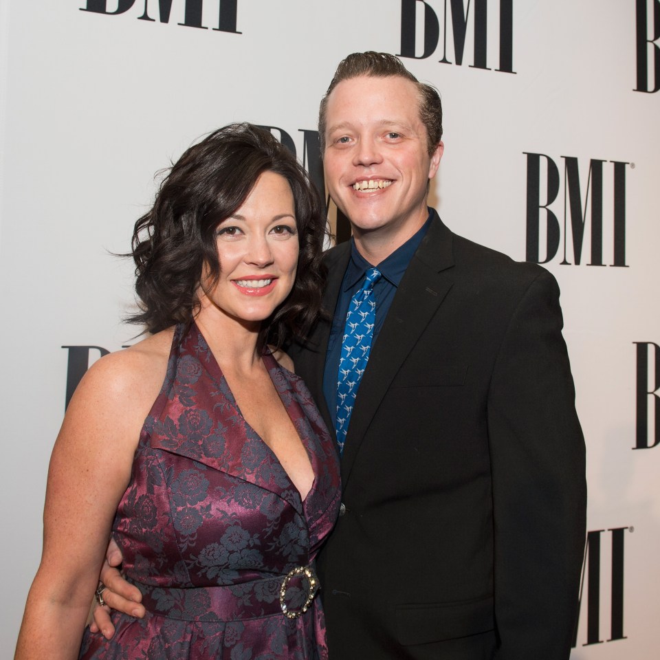 Amanda Shires and Jason Isbell at the BMI Country Awards.