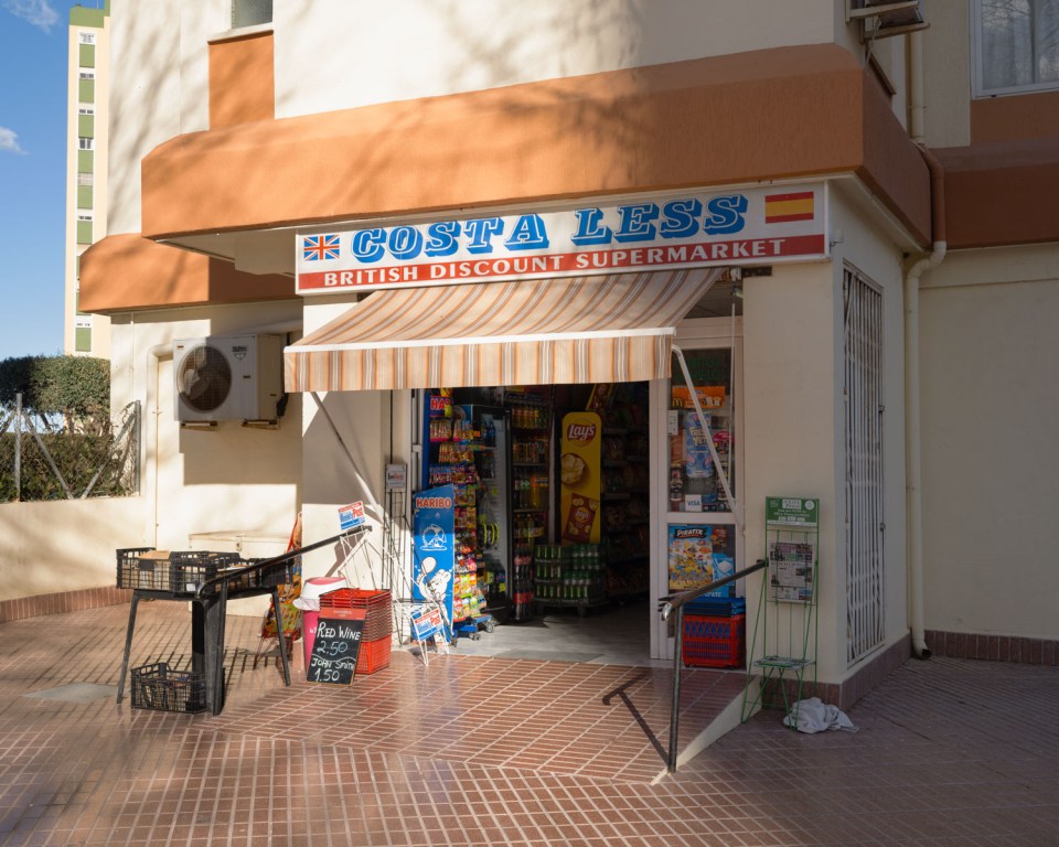 Costa Less British Discount Supermarket in Benidorm.