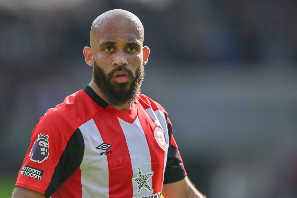 Bryan Mbeumo of Brentford FC.
