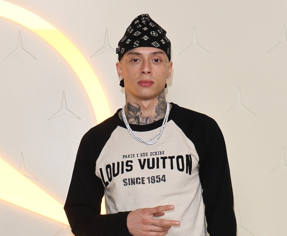 Central Cee at a Mercedes-Benz event.