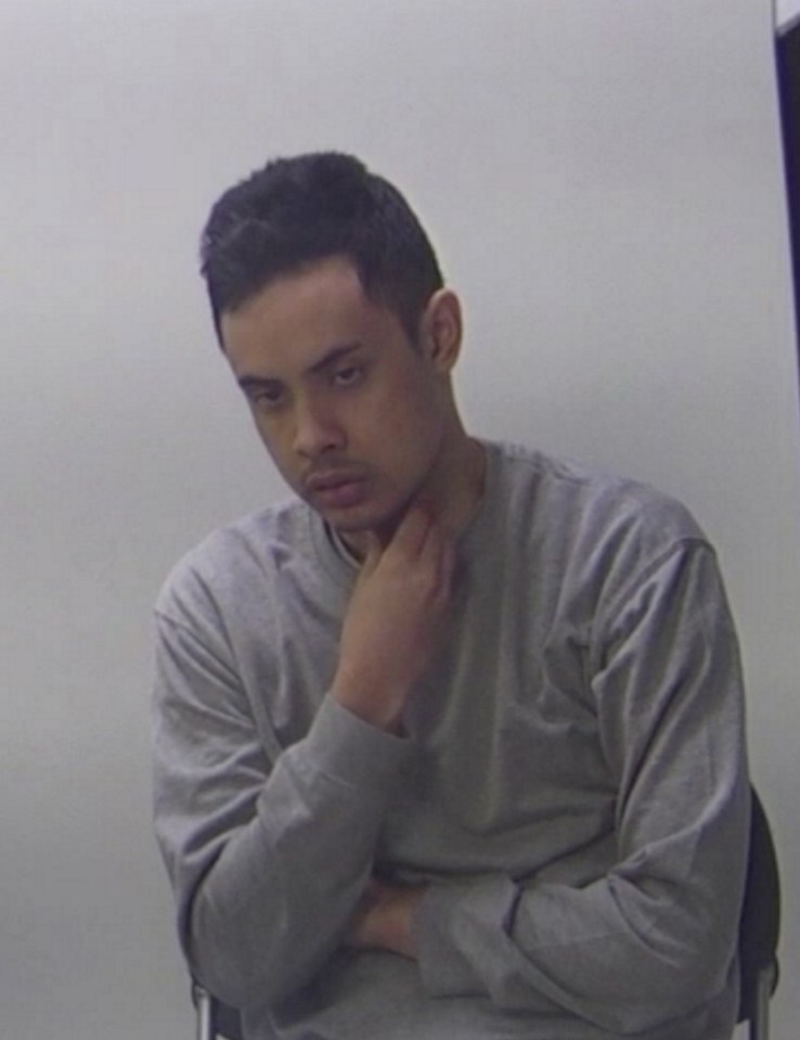 Police video still image of Nasen Saadi.
