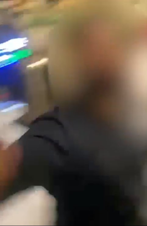 Blurry image of a person.