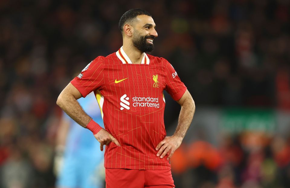 Mohamed Salah of Liverpool during a Premier League match.