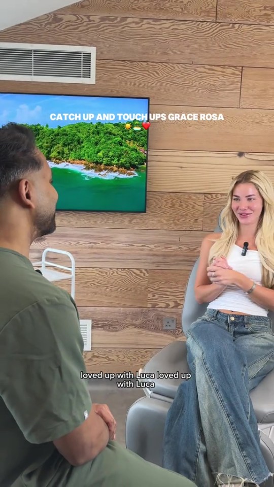 Grace Jackson at a cosmetic surgeon's office.