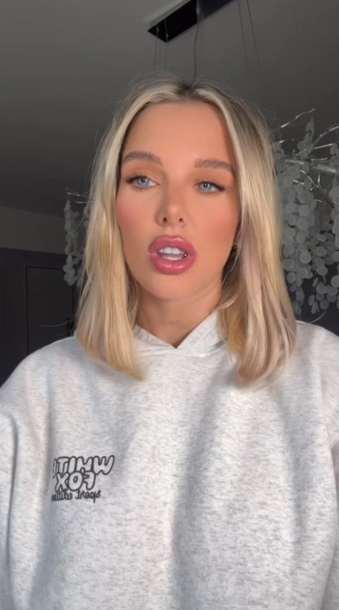 Helen Flanagan discussing her period cycle.