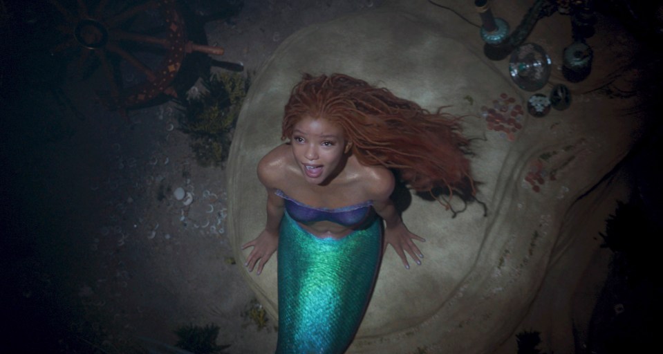 Halle Bailey as Ariel in Disney's "The Little Mermaid."