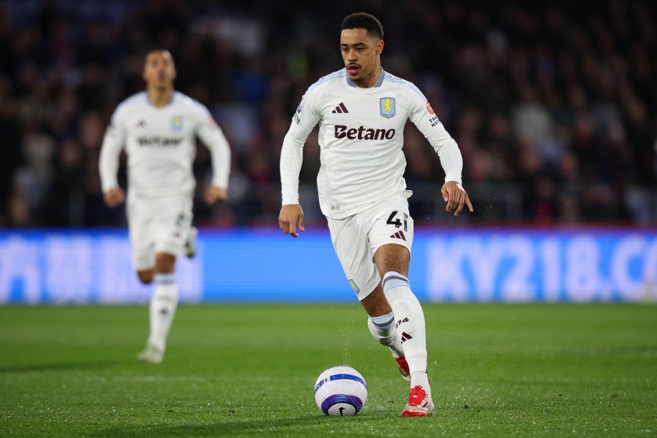 Jacob Ramsey of Aston Villa in action during a Premier League match.
