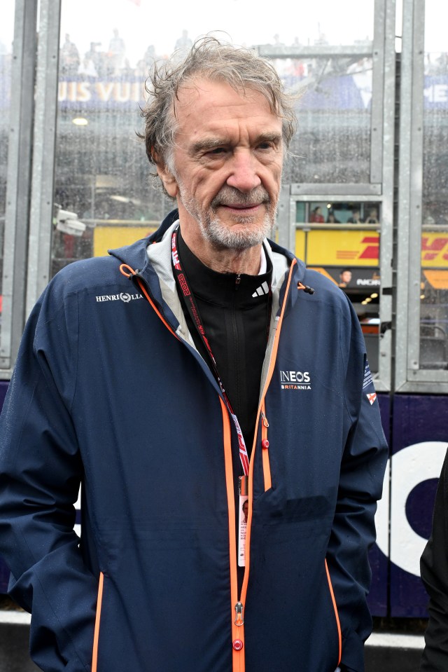 Jim Ratcliffe at the F1 Grand Prix of Australia.