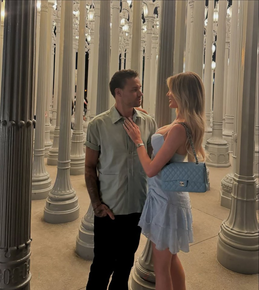 Kate Cassidy and Liam Payne at the Los Angeles County Museum of Art.