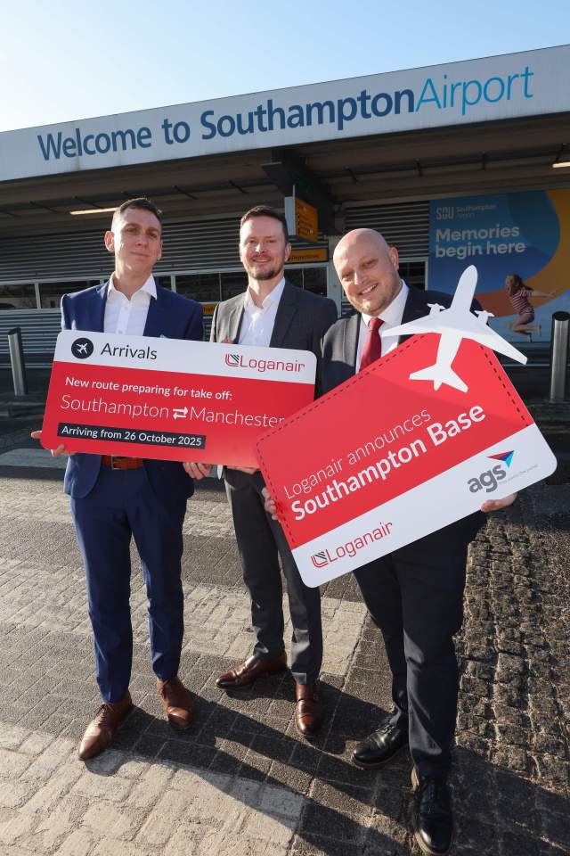 Loganair announces Southampton base, new Manchester route.