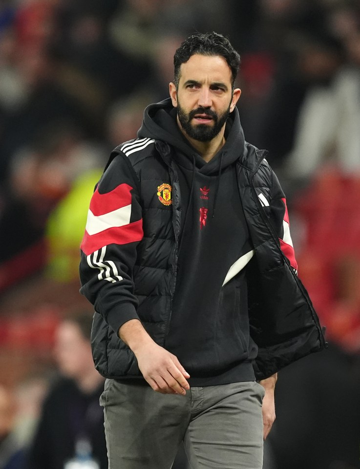Ruben Amorim, Manchester United manager.