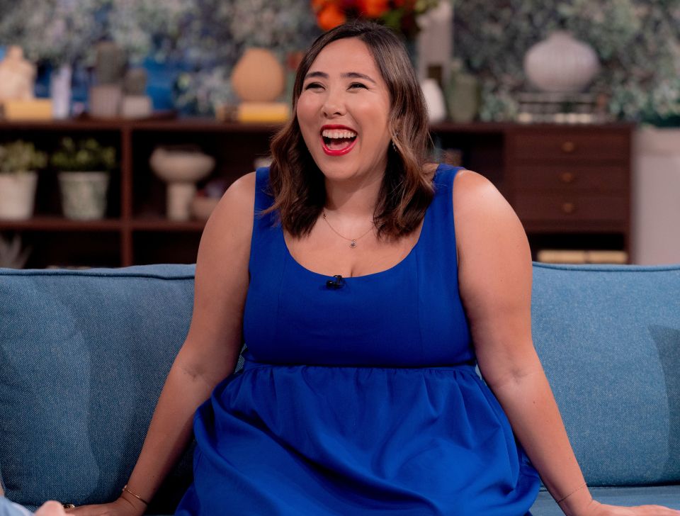 Michelle Elman on the "This Morning" TV show.