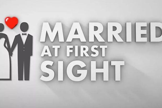 An image collage containing 1 images, Image 1 shows Married At First Sight logo
