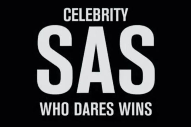 An image collage containing 1 images, Image 1 shows Celebrity SAS: Who Dares Wins logo