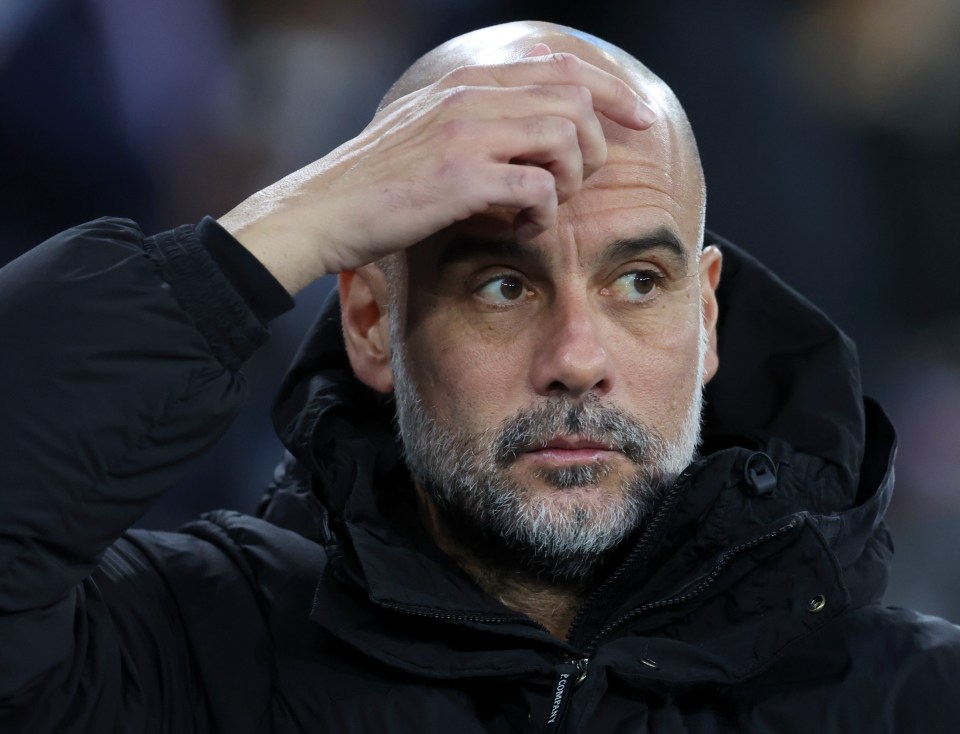 Pep Guardiola, manager of Manchester City.