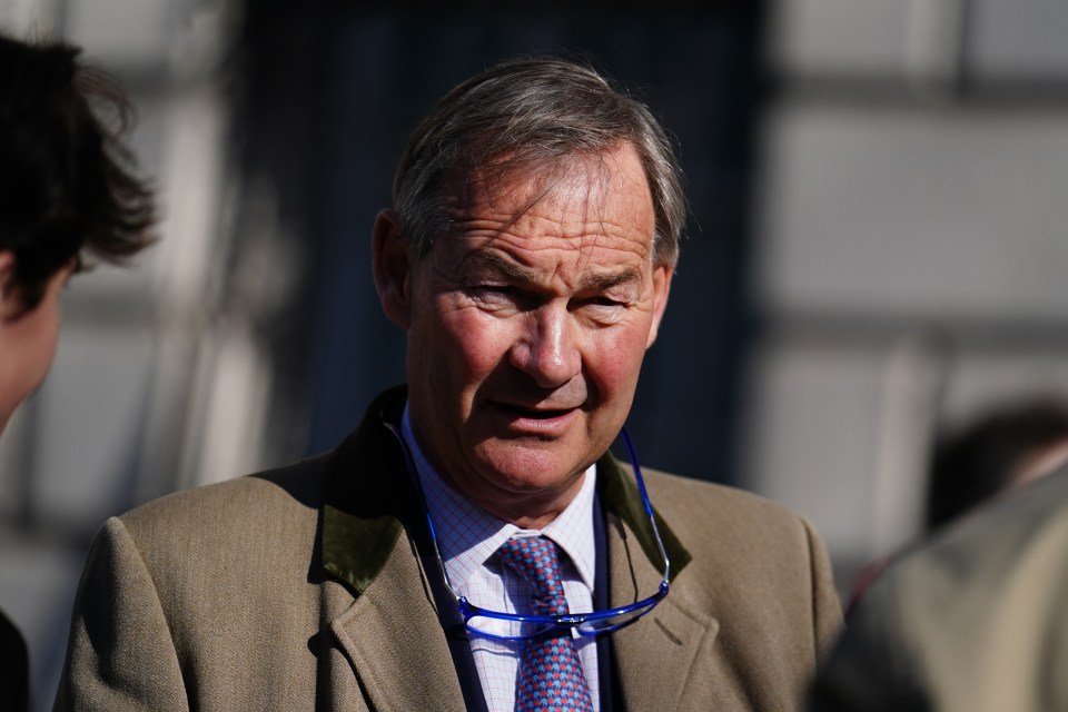 Reform UK MP Rupert Lowe at a farmers' protest in London.