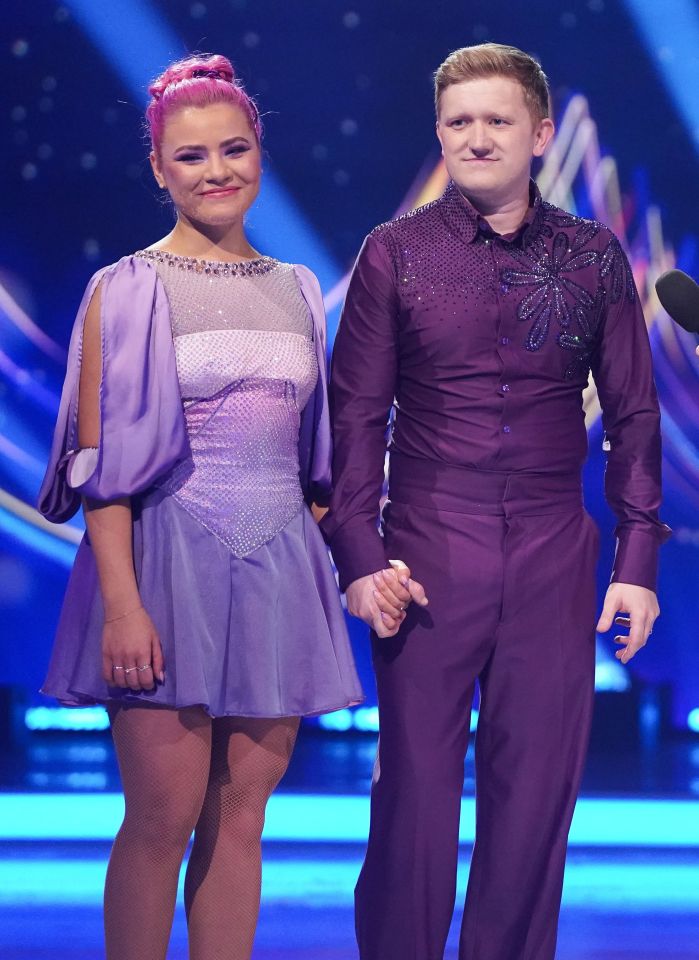 Sam Aston and Molly Beth Lanaghan on Dancing on Ice.