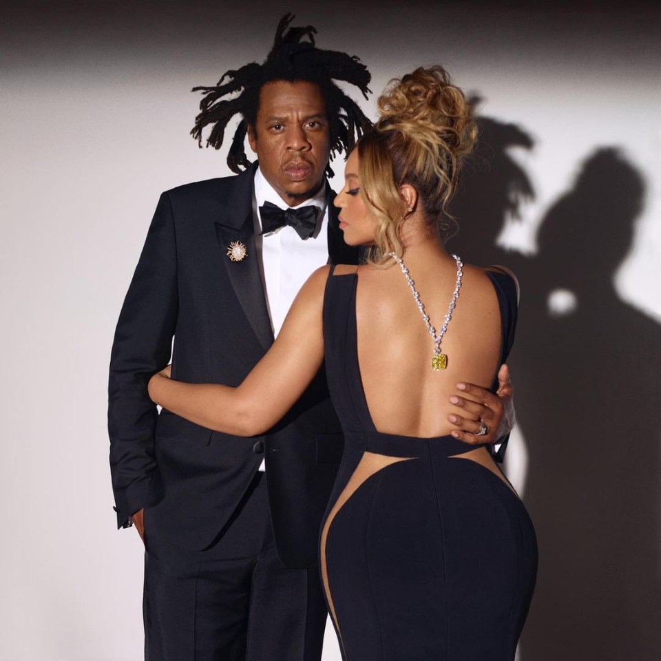 Beyoncé and Jay-Z in a Tiffany & Co. campaign.
