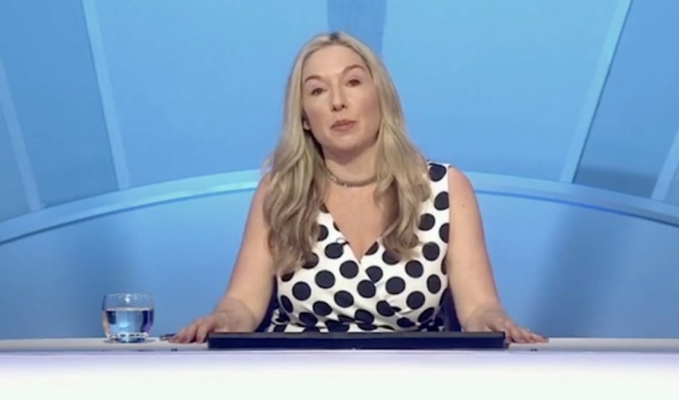 Victoria Coren Mitchell on Only Connect.