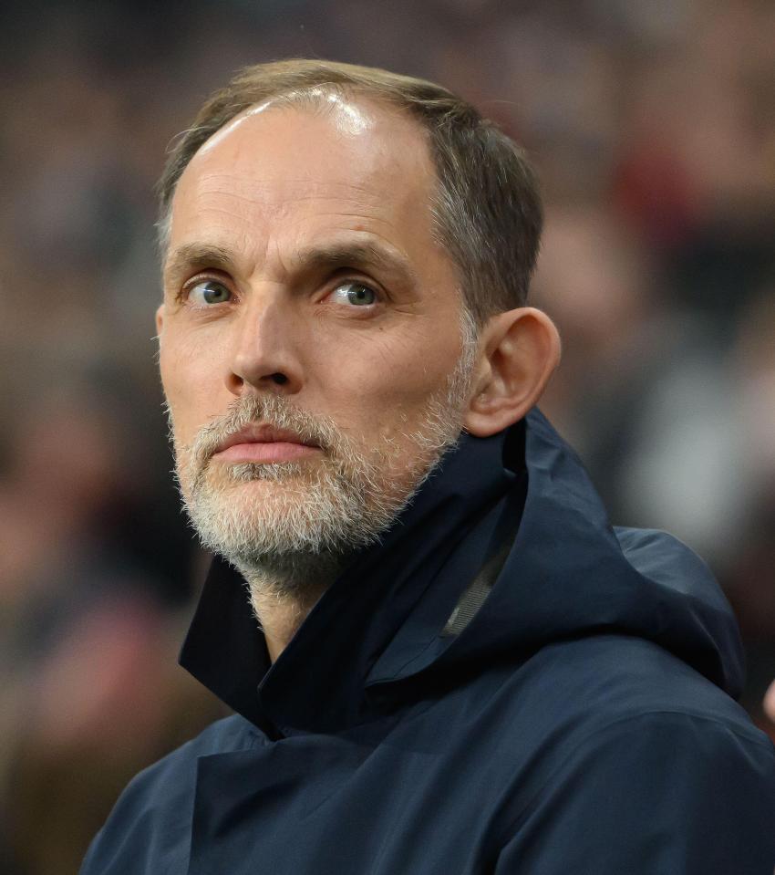 Thomas Tuchel, England's manager, at Wembley Stadium.