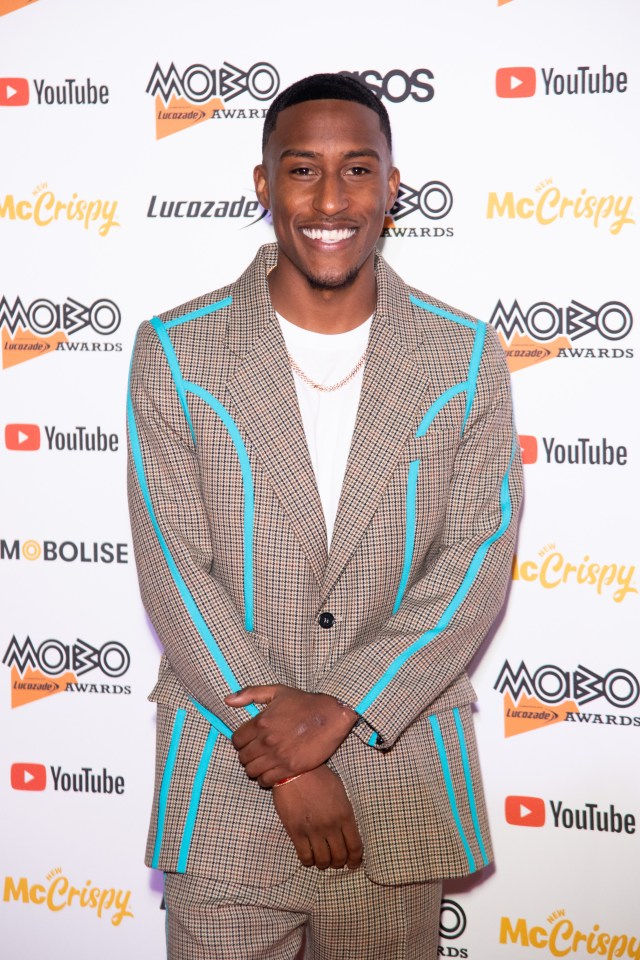 Yung Filly at the MOBO Awards.