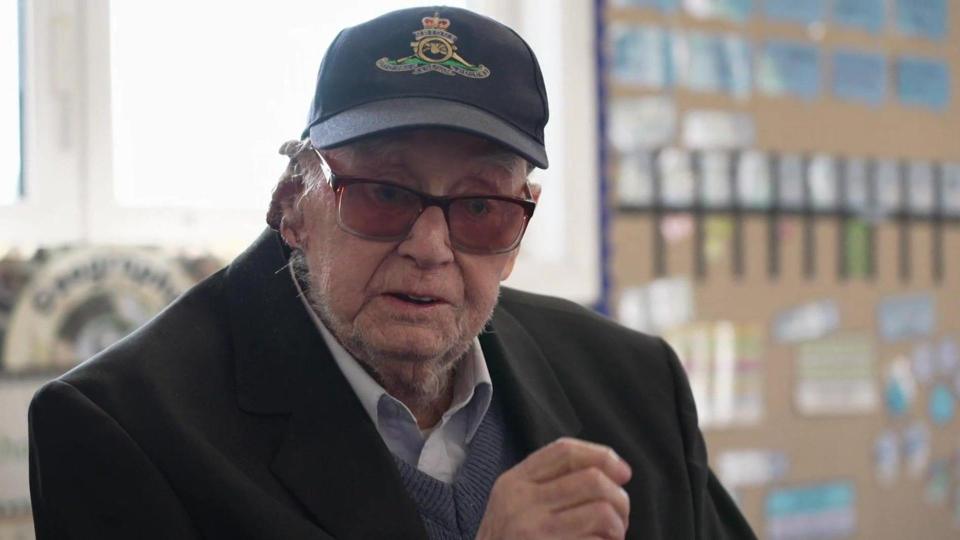 103-year-old WWII veteran Bombardier Tom Jones sharing his experiences.