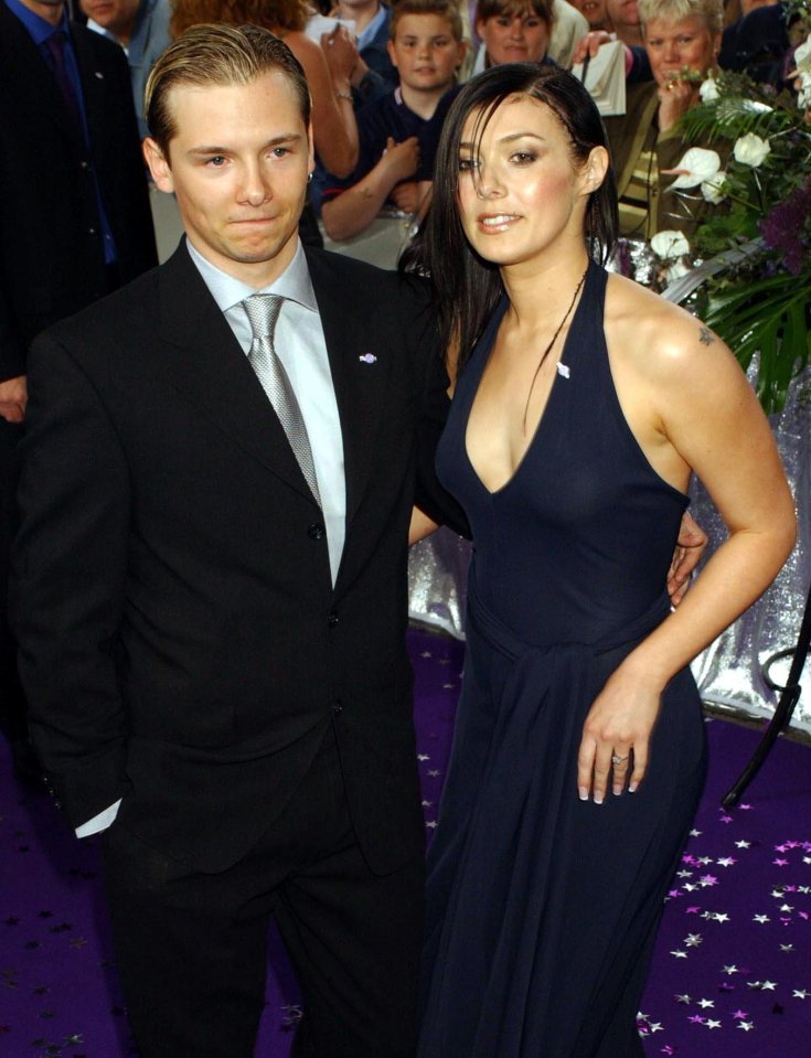 Jack Ryder and Kym Marsh at the British Soap Awards.