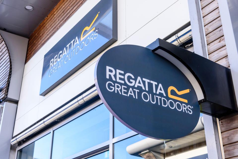 Regatta Great Outdoors store signage.