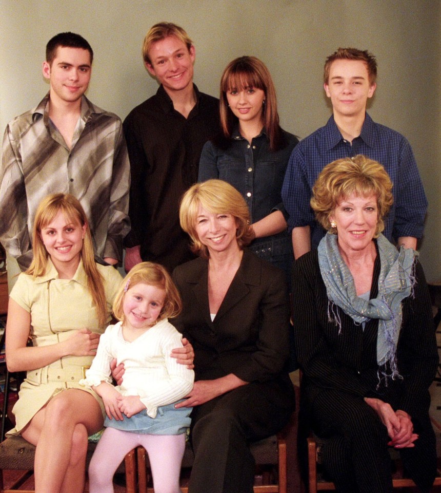 Photo of the Platt family from Coronation Street.