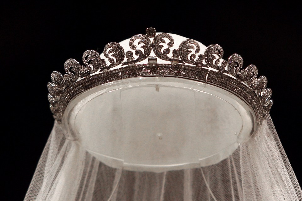 The Cartier Halo tiara worn by the Duchess of Cambridge on her wedding day.