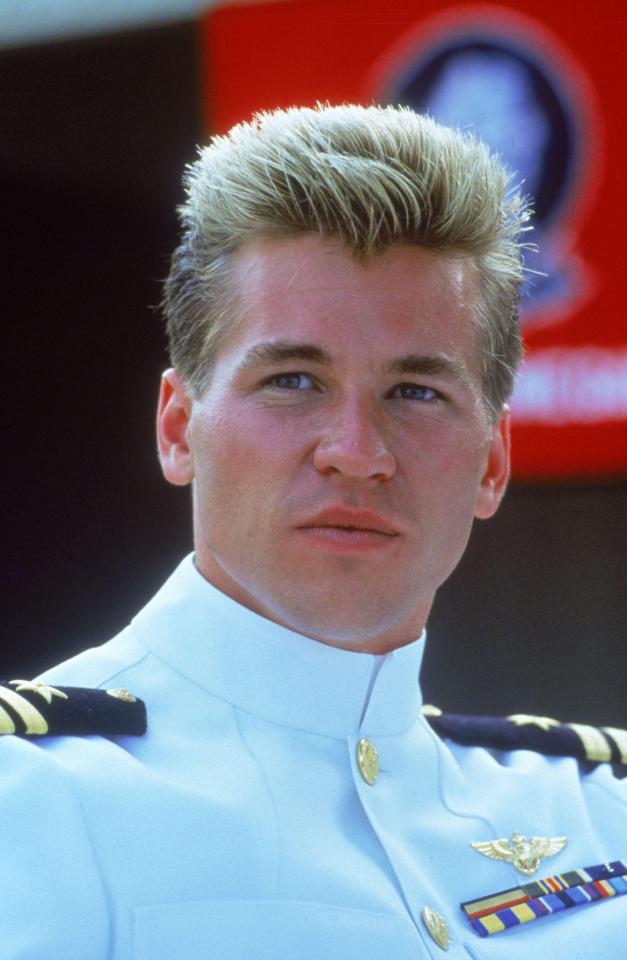 Val Kilmer in Top Gun.