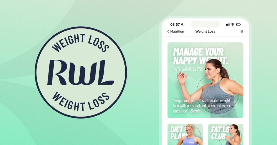 App screen showing weight loss program details.